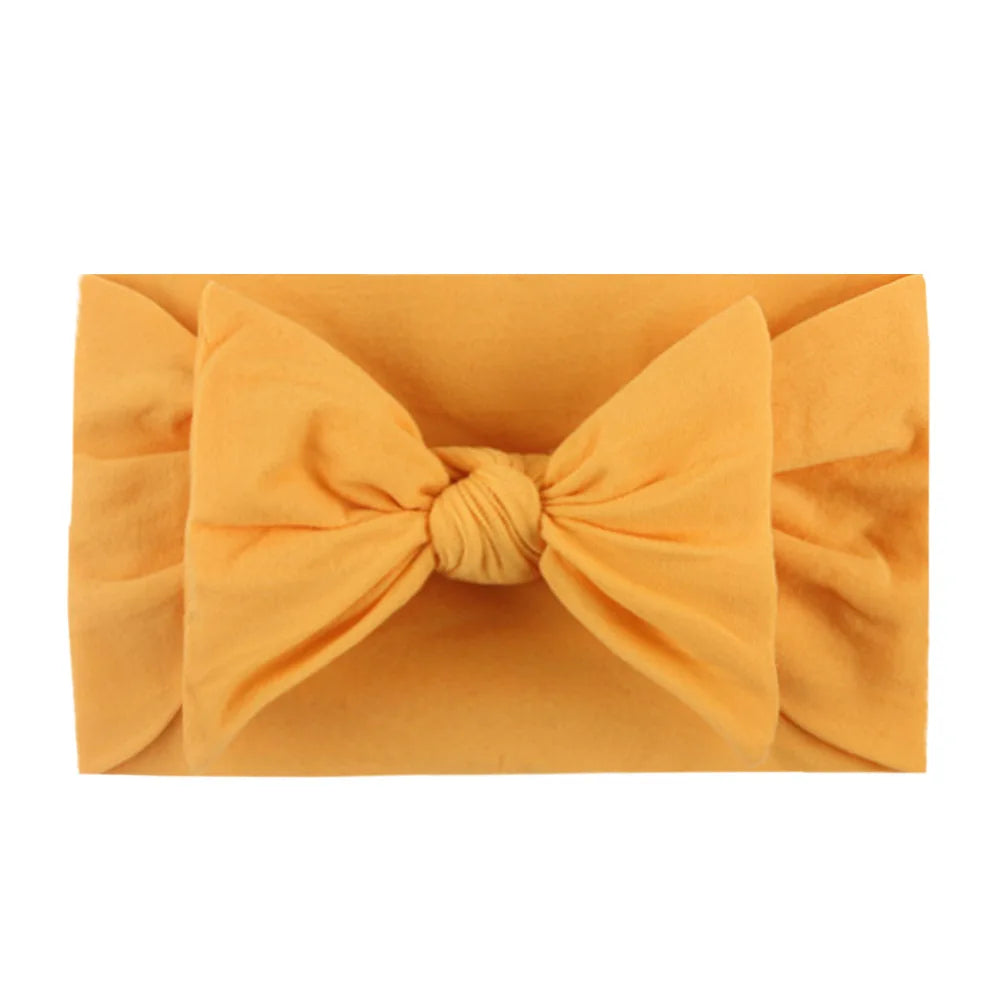 Soft Stretch Baby Bow Headbands