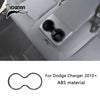 Carbon fiber interior trim kit for Dodge Charger featuring an ABS material component.