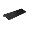 Black acrylic ergonomic keyboard riser with a non-slip base.