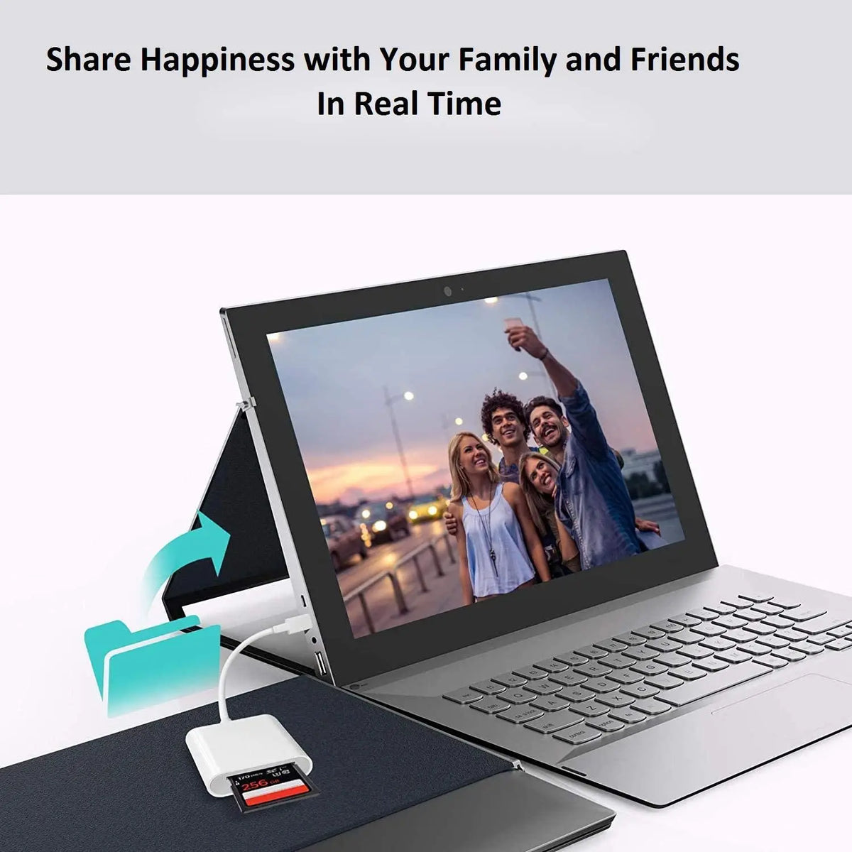 3-in-1 Lightning SD & TF Card Reader for iPhone