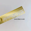 Kawaii Cat Design Metal Ruler and Bookmark