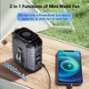 Ventilateur de Taille Portable et Rechargeable avec Batterie Externe 10000mAh