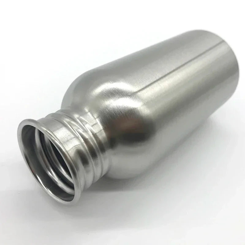 Stainless Steel Water Bottle with Bamboo Lid