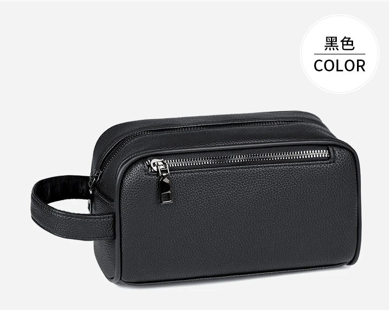Men's PU Leather Casual Crossbody Clutch Bag