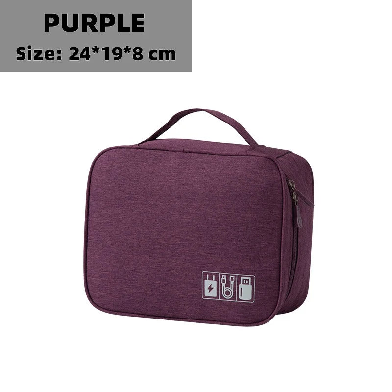 Portable Waterproof Cable Storage Pouch
