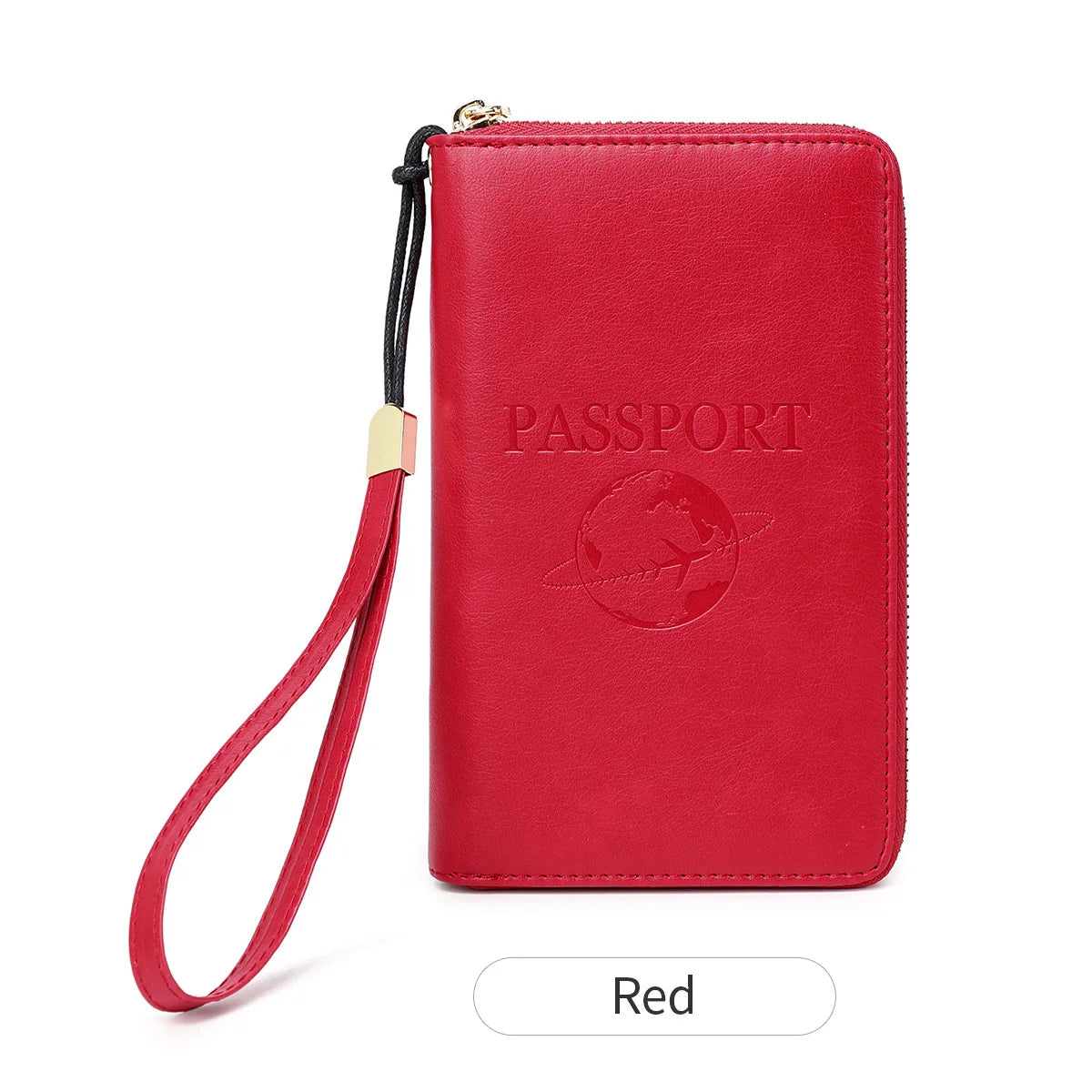 RFID-Blocking Travel Passport Holder with Card Slots