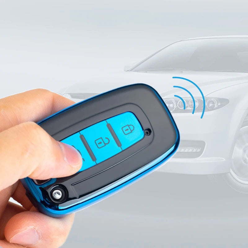 Multi-Color Button Car Key Cover
