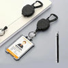 Retractable Badge Holder with Carabiner Clip