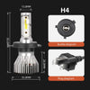 Ultra-Bright LED Headlight Bulbs with Cooling Fan (6000K)