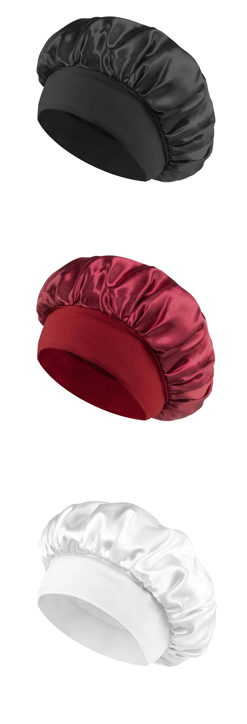 Satin Sleep Bonnet with Adjustable Comfort Band