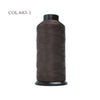 A spool of dark brown heavy-duty nylon bonded thread labeled COL.683-1.