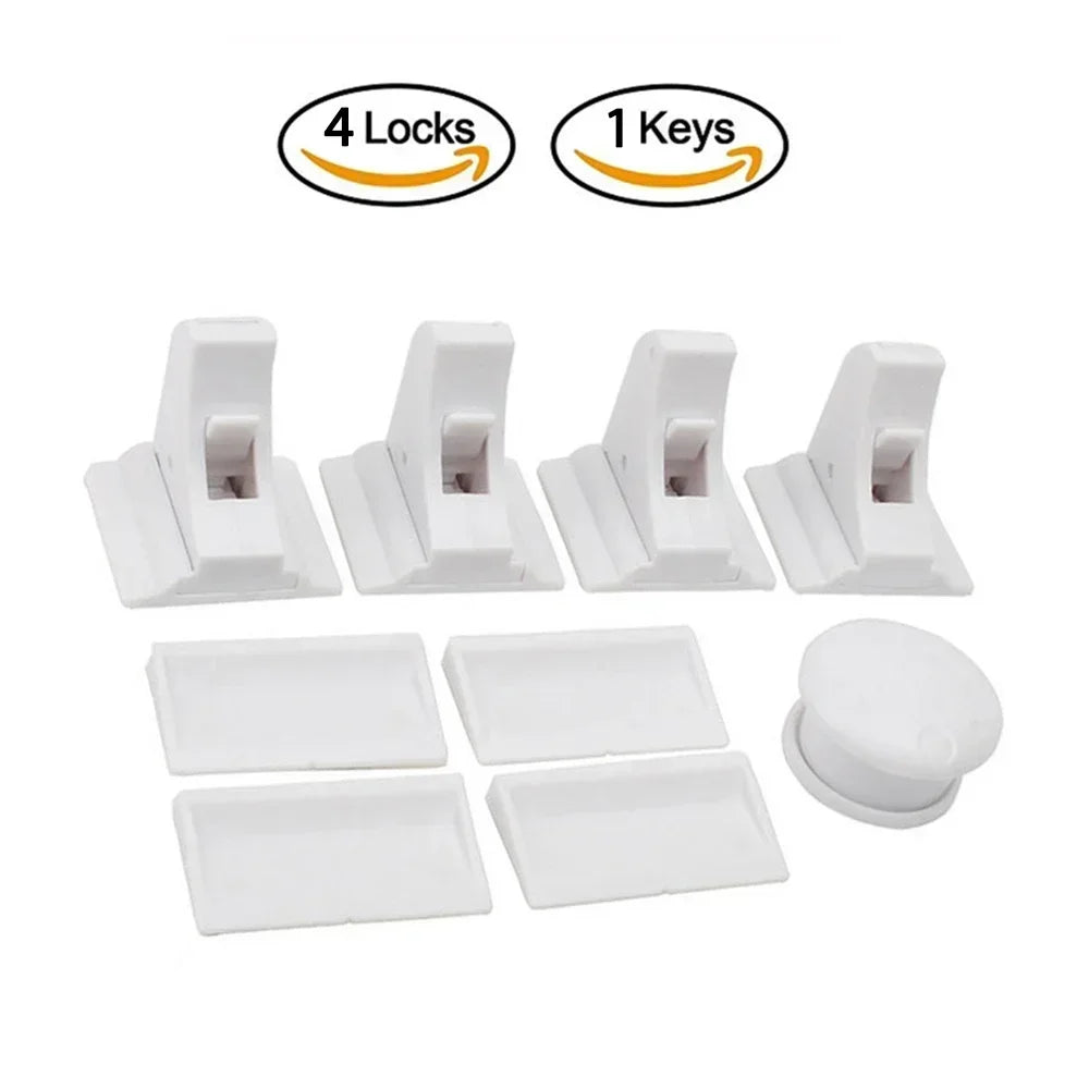 Magnetic Child Safety Cabinet Locks (Set of 2)