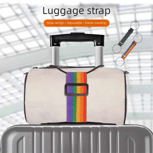Adjustable Luggage Strap with Quick-Release Buckle