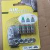 Tire Pressure Monitoring Valve Caps with Color Alert Indicators (4-Pack)