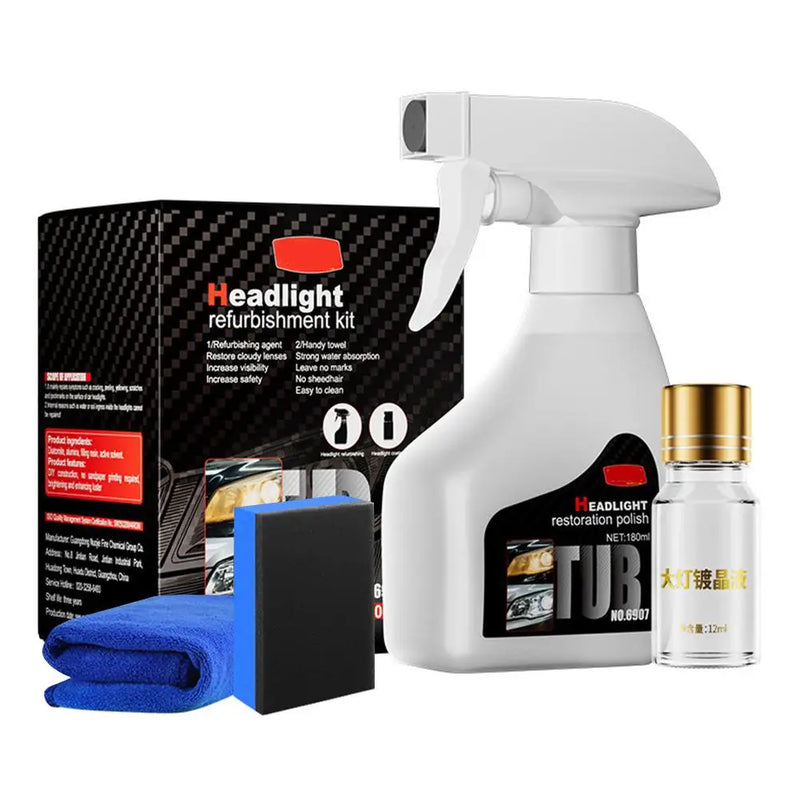 Headlight Restoration Spray with Protective Coating - 180ml