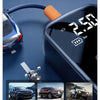 Cordless Rechargeable Tire Inflator with Digital Pressure Gauge