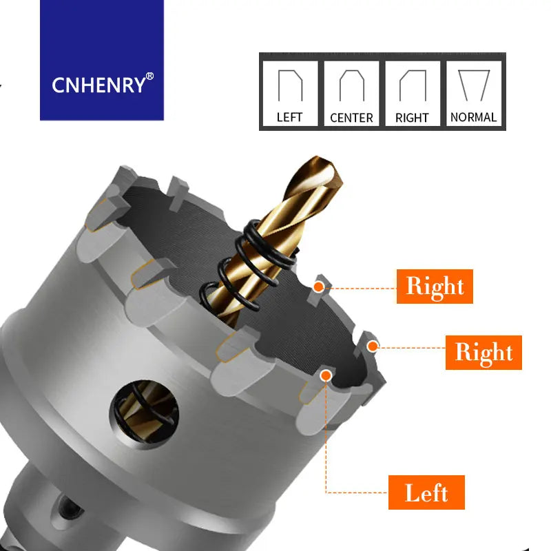 TCT Carbide Hole Saw Kit with Pilot Drill Bit