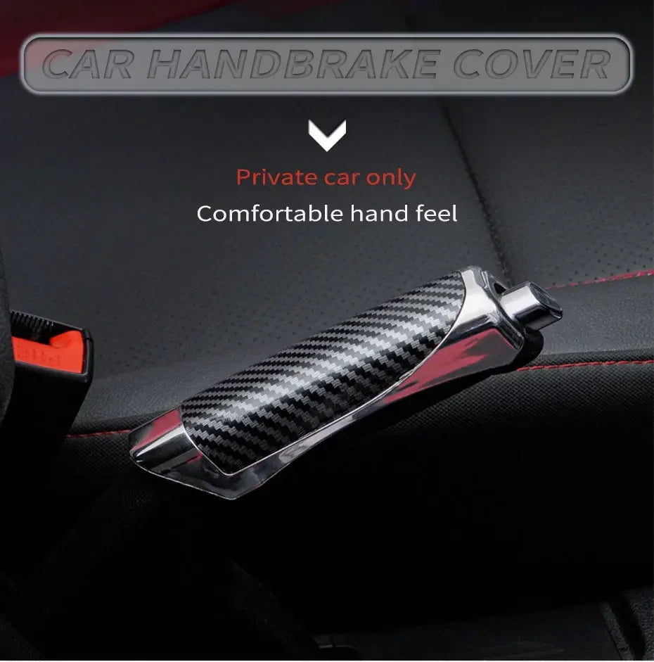 Carbon Fiber Car Handbrake Grip Cover