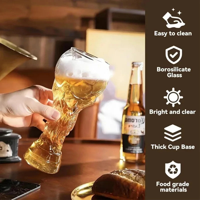 Verre à bière Trophée de Football