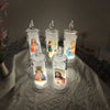 Flameless LED Prayer Candle with Religious Icon
