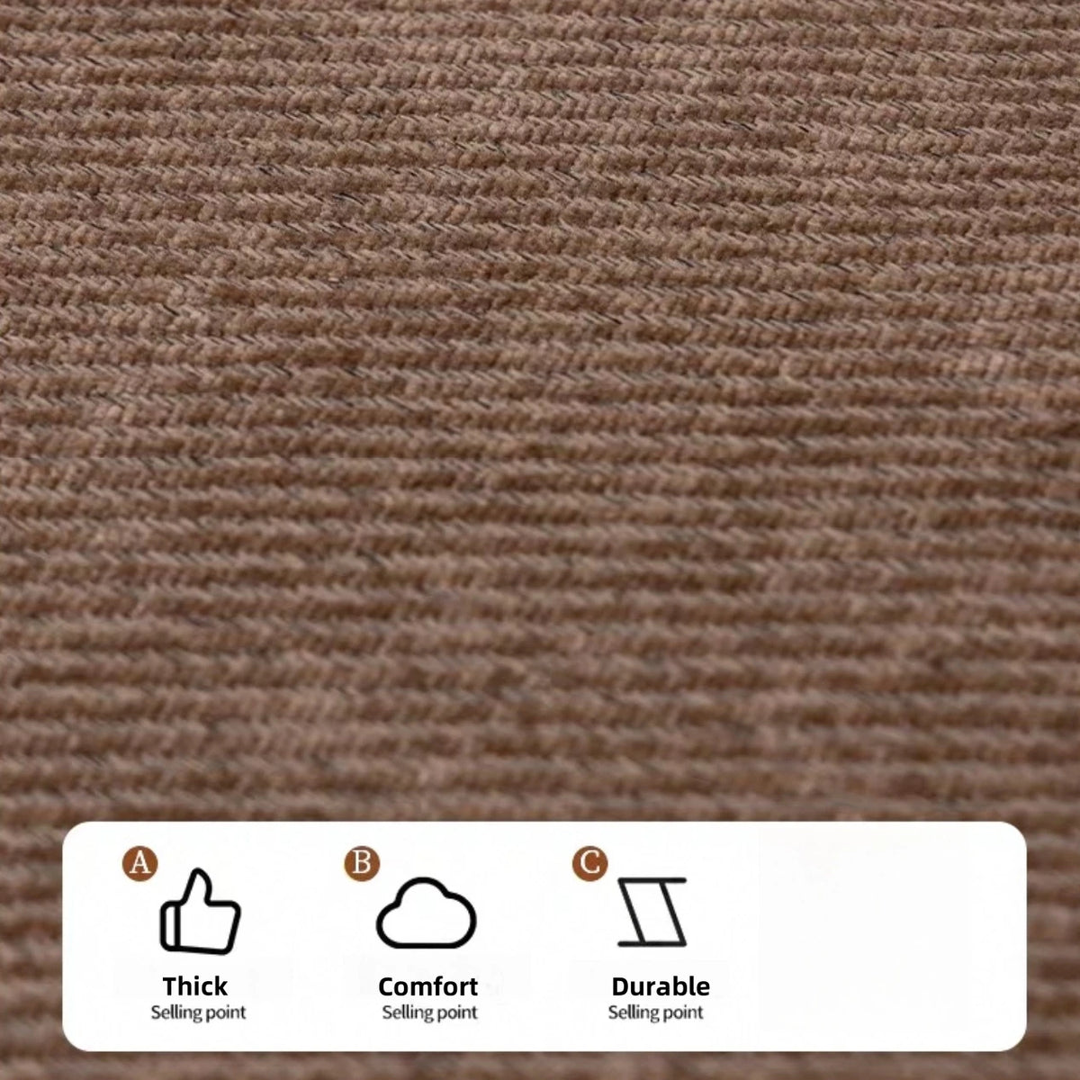 Luxurious Chenille Sofa Cover with Anti-Slip Backing