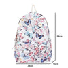 Butterfly Print Canvas Backpack for Women