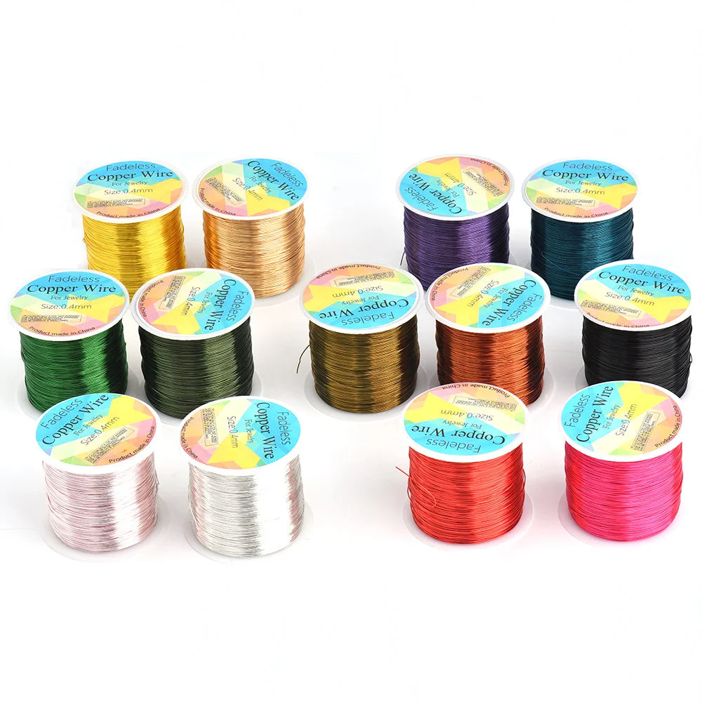 Colored Copper Craft Wire for Jewelry Making and DIY Projects