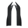 Universal Car Rear Bumper Splitters with Carbon Fiber Finish