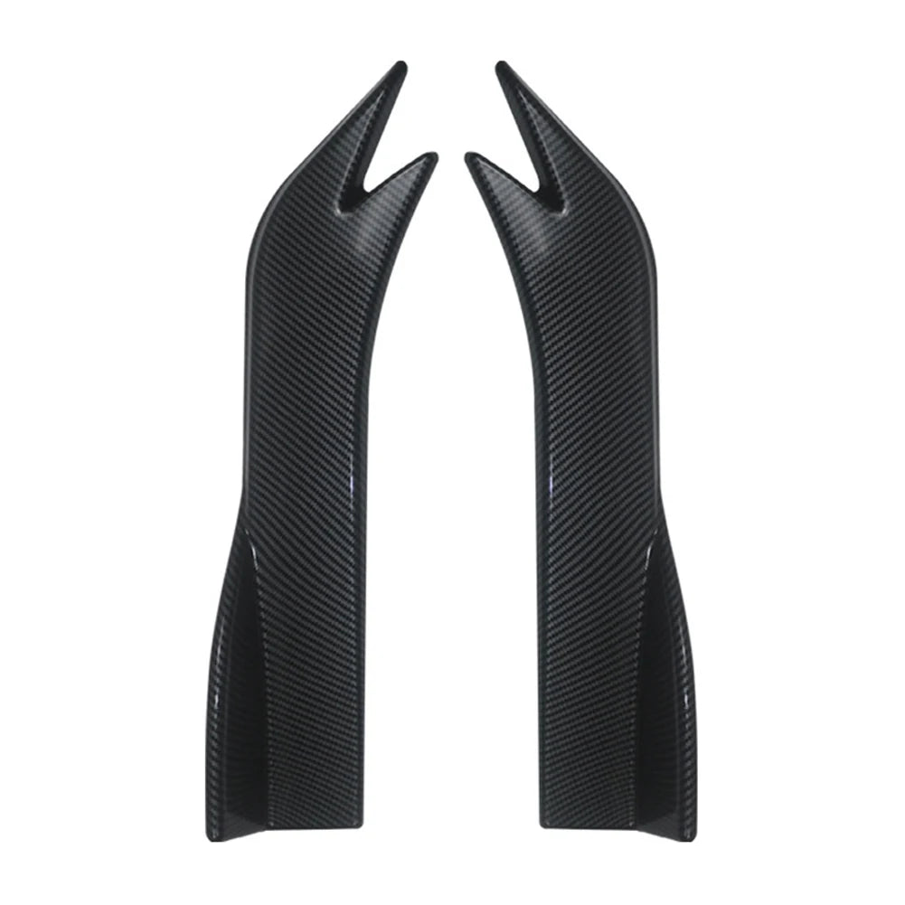 Universal Car Rear Bumper Splitters with Carbon Fiber Finish