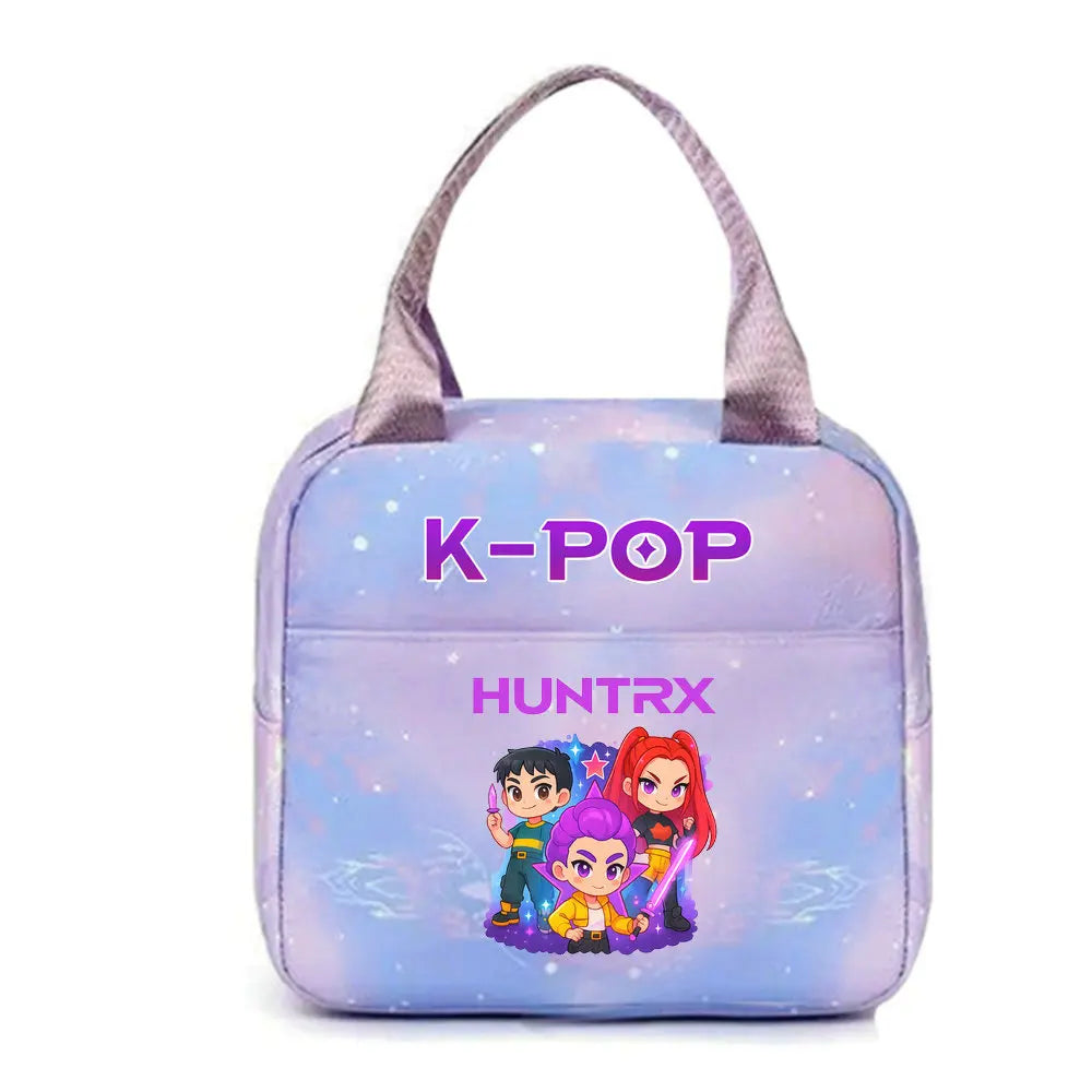 KPop Demon Hunters Insulated Lunch Bag with Shoulder Strap