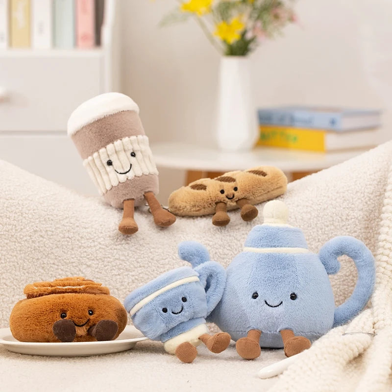 Adorable Food-Themed Plush Doll Collection