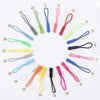 A circular arrangement of colorful plastic zipper pulls, numbered 1 through 21.