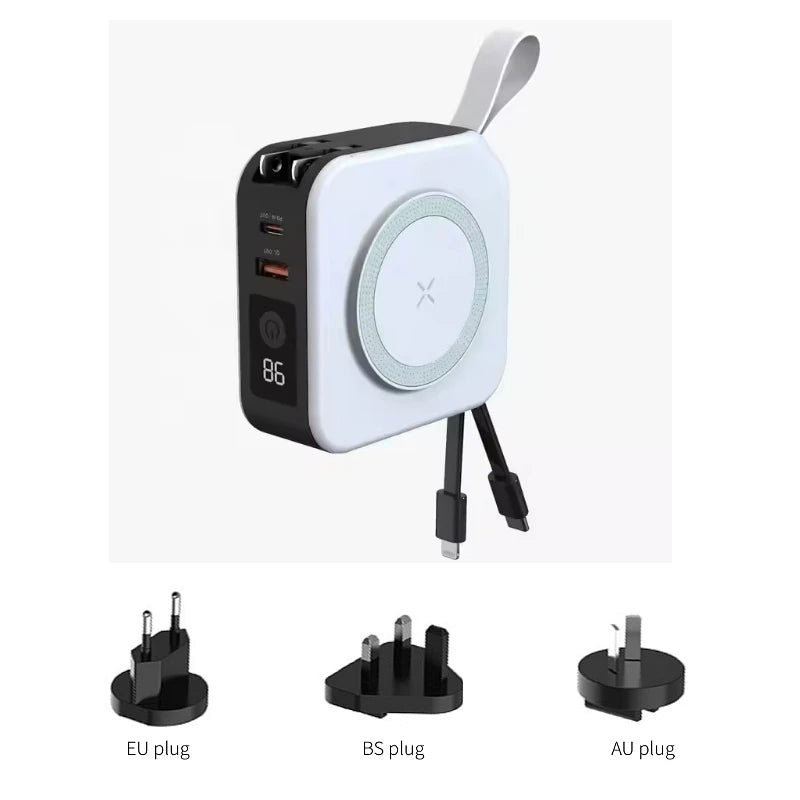 Batterie Externe de Charge Sans Fil Magnétique