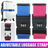 Heavy-Duty Adjustable Luggage Straps for Secure Travel