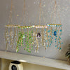 Crystal Willow Suncatcher Wind Chime in Natural Stone Finish