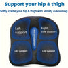 Memory Foam Seat Cushion - Ergonomic Comfort & Washable Cover