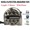 Stainless Steel Retractable Tape Measure with Anti-Corrosion Coating