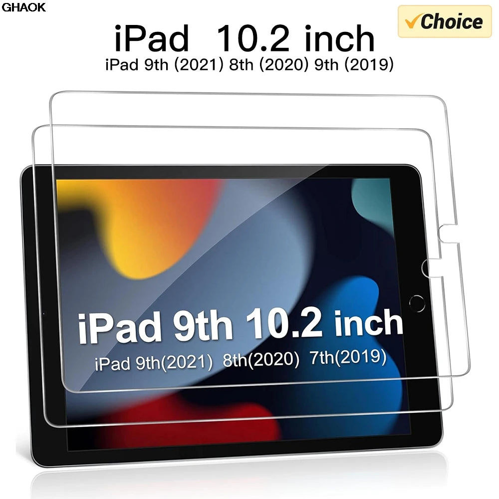 Tempered Glass Screen Protector for iPad 10.2-Inch (9th, 8th, 7th Generation)