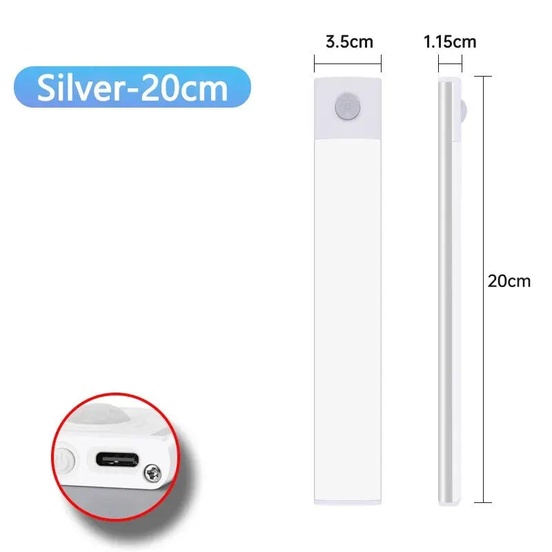 Rechargeable LED Cabinet Light with Motion Sensor & Dimming