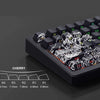 Ukiyo-e Art PBT Keycaps with Side-Engraved Translucent Design