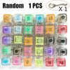 LED Keyboard Fidget Keychain