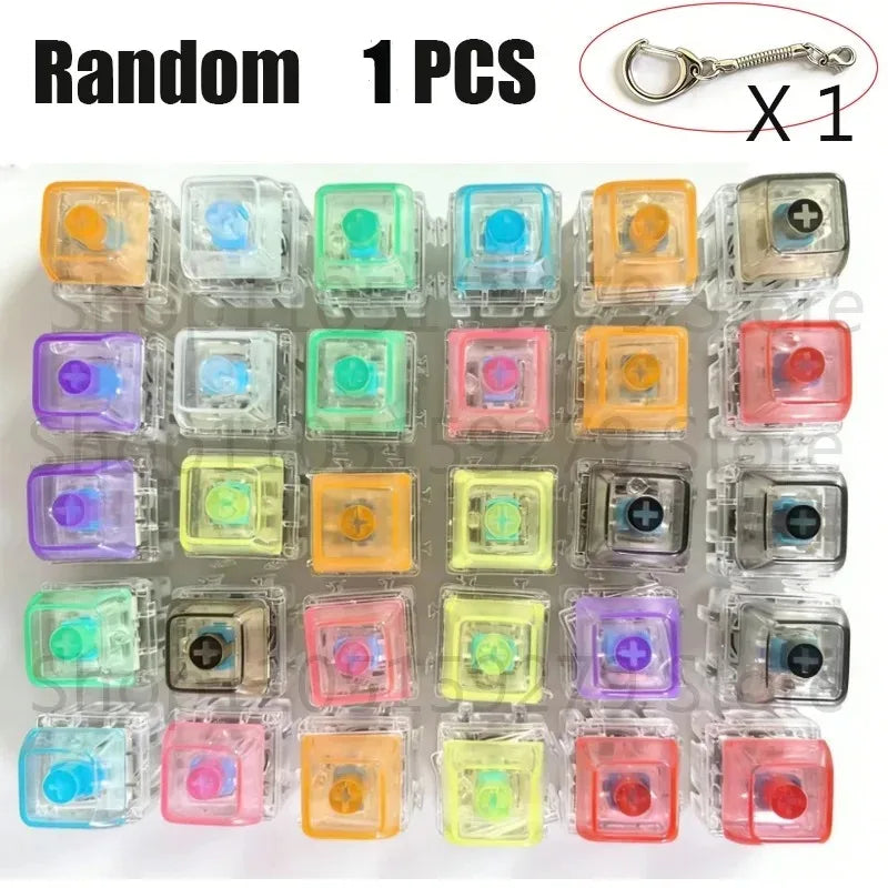 LED Keyboard Fidget Keychain