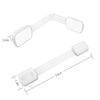Adjustable Child Safety Cabinet Locks with Adhesive Strips