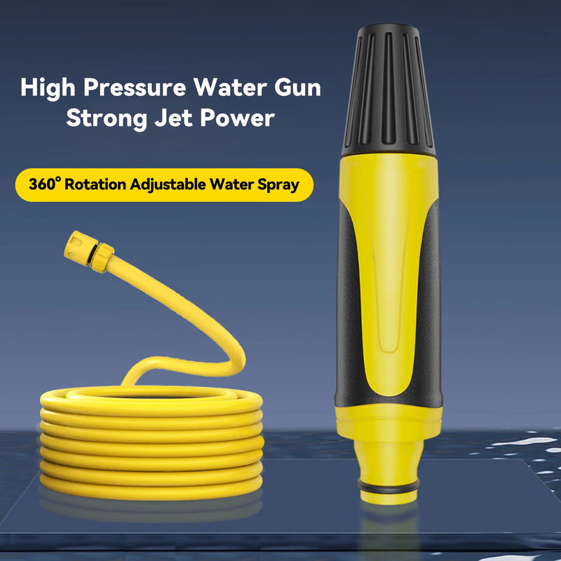 360° Rotatable High-Pressure Water Gun with Adjustable Spray Nozzle