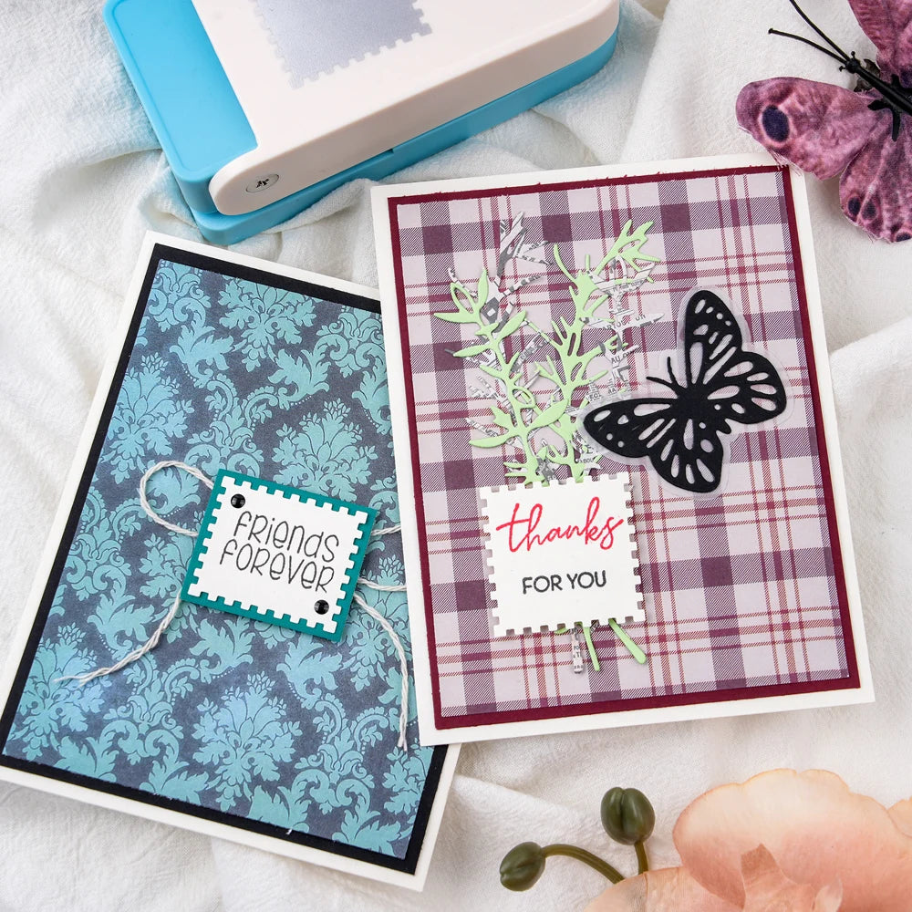Rectangular & Square Postage Stamp Paper Punch