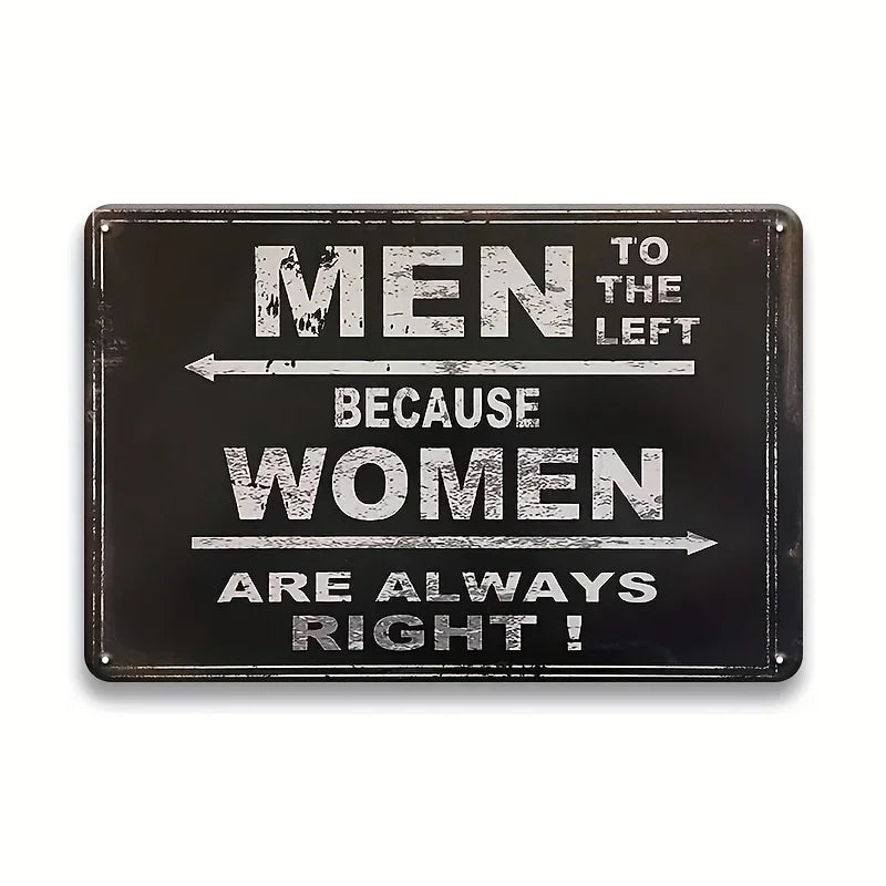 Vintage Metal Bathroom Sign - "This Is A Bathroom, Not An Internet Cafe"