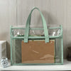 Clear PVC Tote Bag with Reinforced Handles