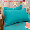 Matte Solid Color Pillowcase with Envelope Closure