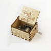 Hand-Cranked Wooden Music Box