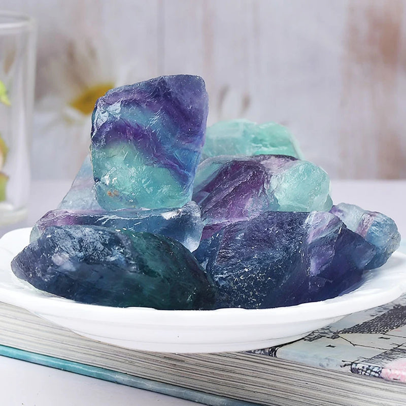 Natural Fluorite Crystal Rock Specimen